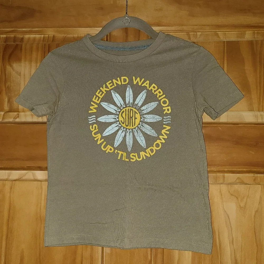 5/$20 Boys Old Navy Tan Short Sleeve T Shirt
